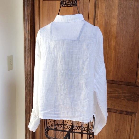 Cynthia Rowley linen jacket/shirt, Medium - Picture 2 of 4
